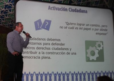 Presentación sobre Articulación Ciudadana a cargo de María José Brito y Benigno Alarcón