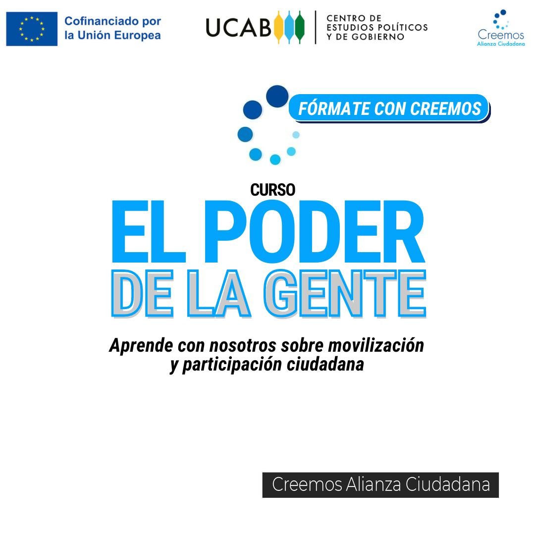 Tercer Encuentro de Líderes Sociales y Comunitarios por Venezuela - Creemos Alianza Ciudadana – Centro de Estudios Políticos y de Gobierno UCAB